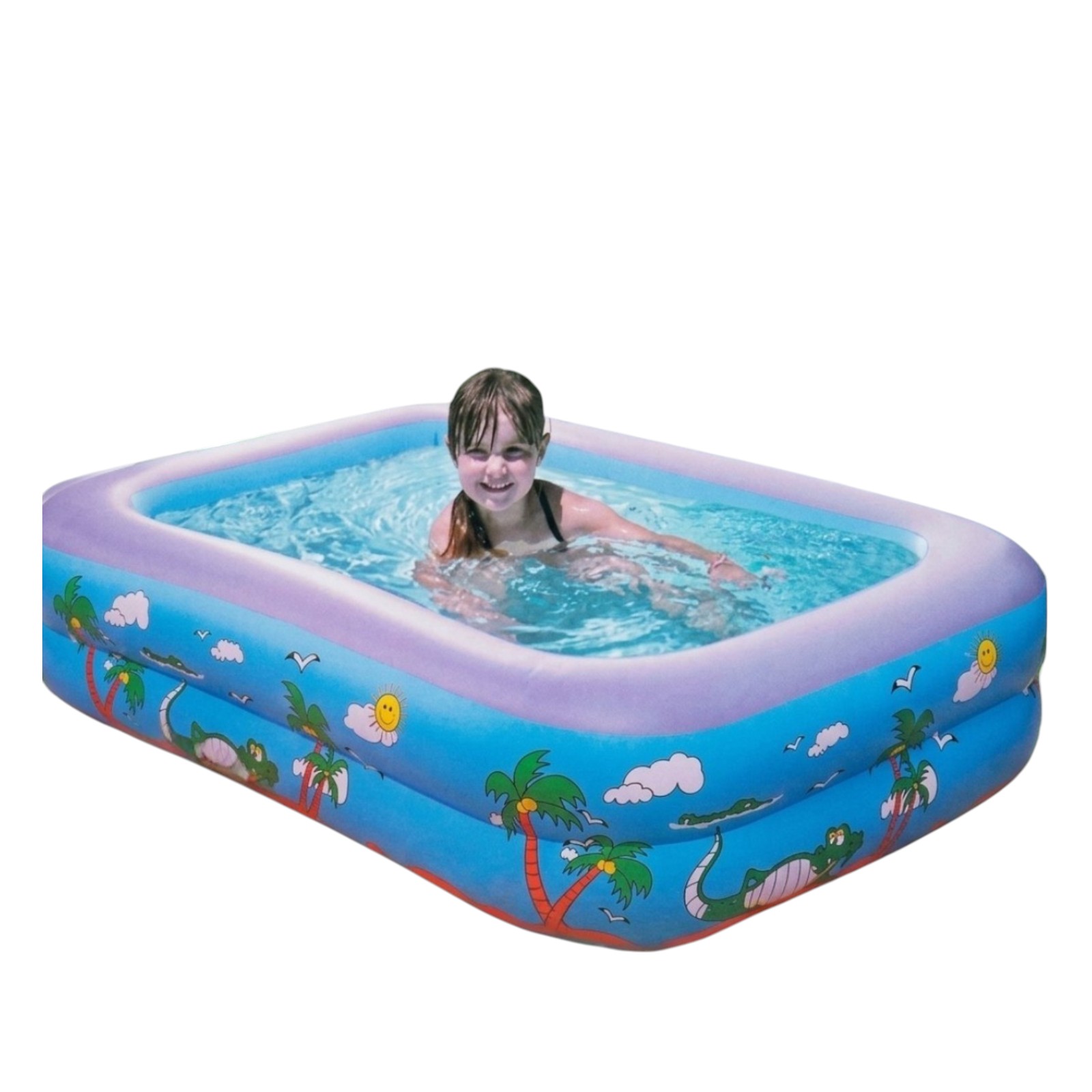 Children's rectangular inflatable pool - 3