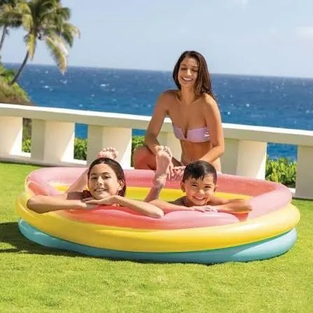 Multicolored inflatable children's pool Intex - 1