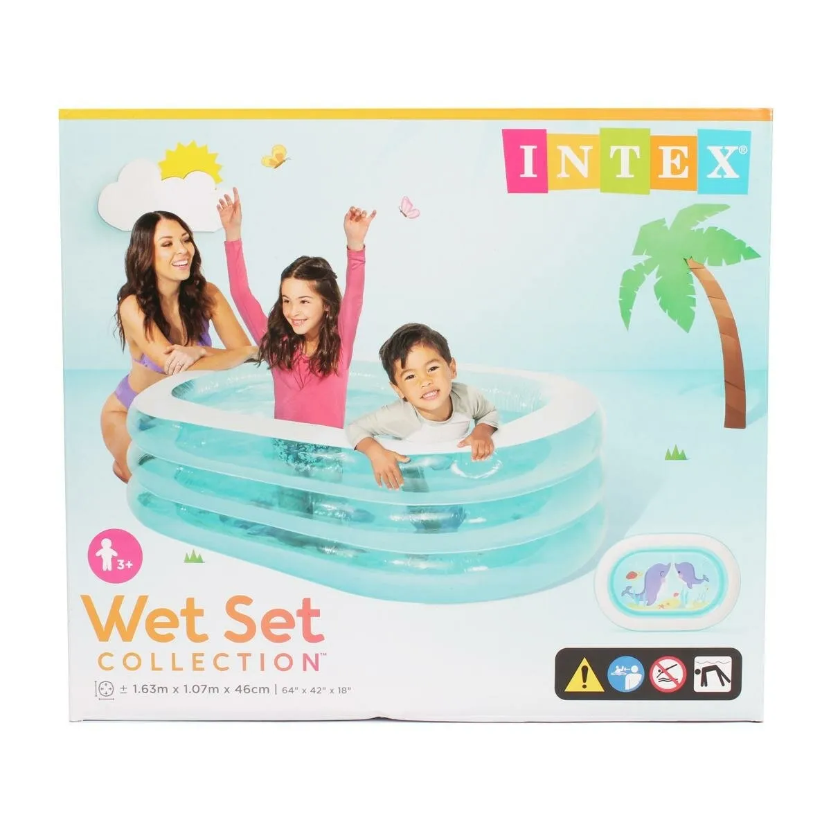 Intex Inflatable Kids Pool - 3