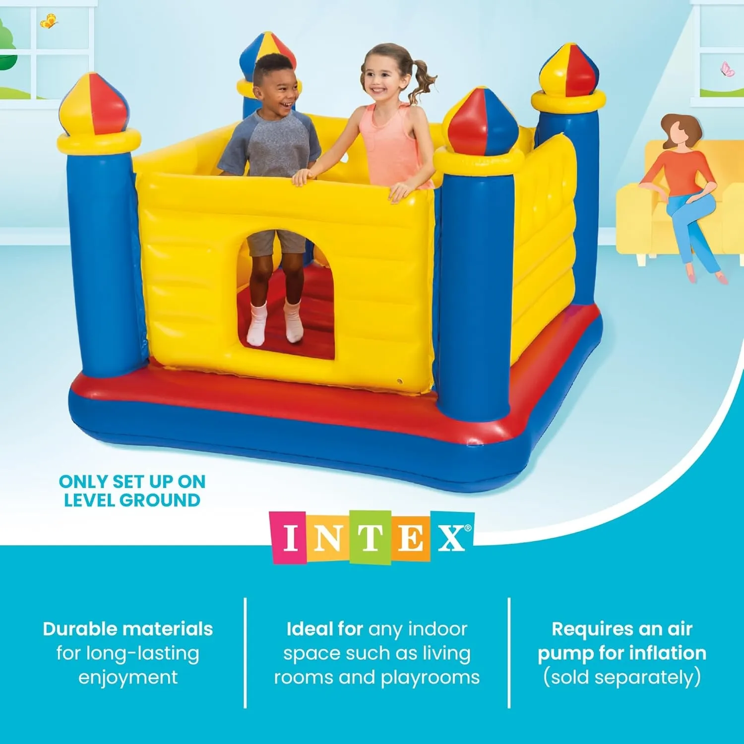 Inflatable folding playground - 2