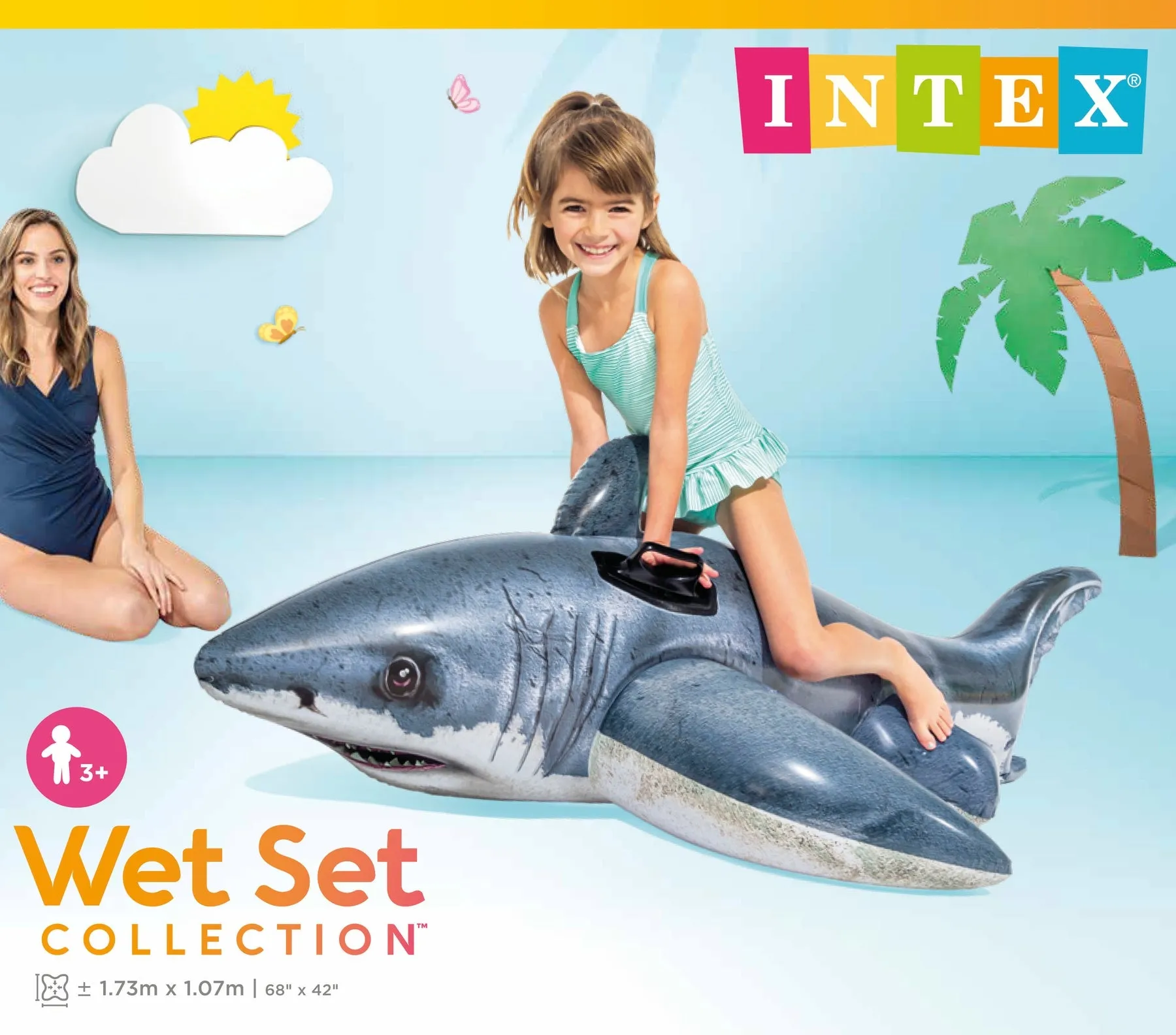 Intex Inflatable Great White Shark - 5