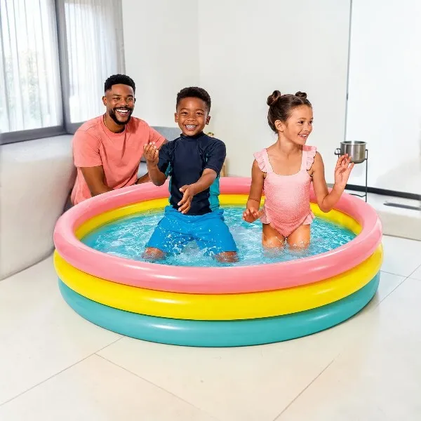 Small colorful inflatable children's pool Intex - 1