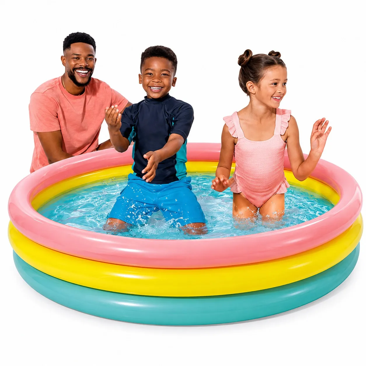 Multicolored inflatable children's pool Intex - 2